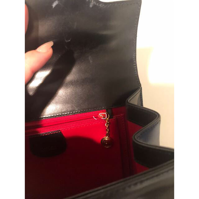 GUCCI オールドグッチ レディロック カーフレザー 2way ハンドバッグ GUCCI オールドグッチ レディロック カーフレザー 2way ハンドバッグ