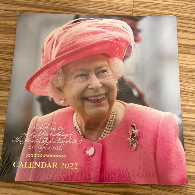 エリザベス女王　2022年　英国カレンダー