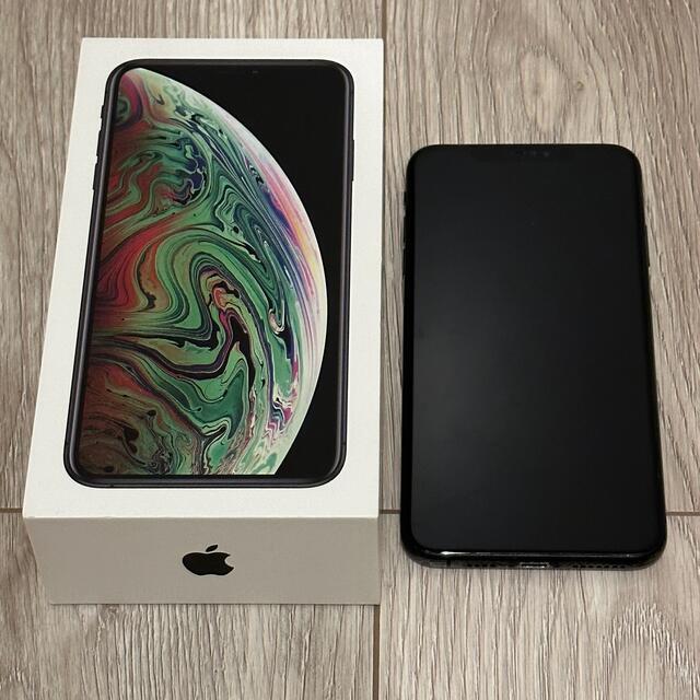 iPhone XS MAX 256GB SIMフリー スペースグレー - スマートフォン本体