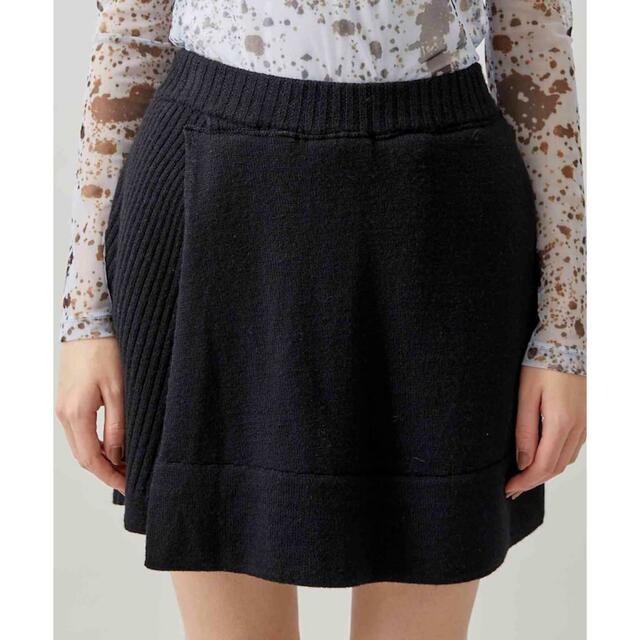 新品/TANタン 2022AW/SPLIT SKIRT/ニットキュロット レディースのパンツ(キュロット)の商品写真