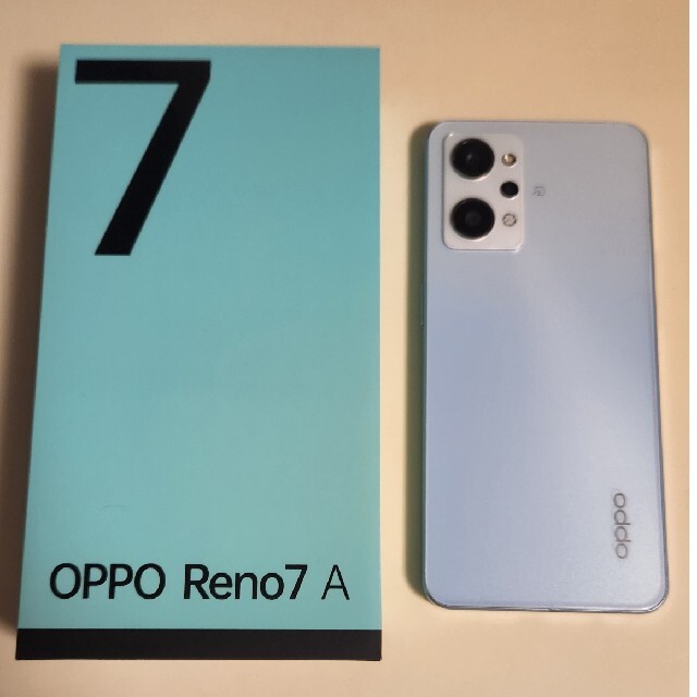 未開封 SIMフリー OPPO Reno7 A 128GB ブラック顔指紋認証