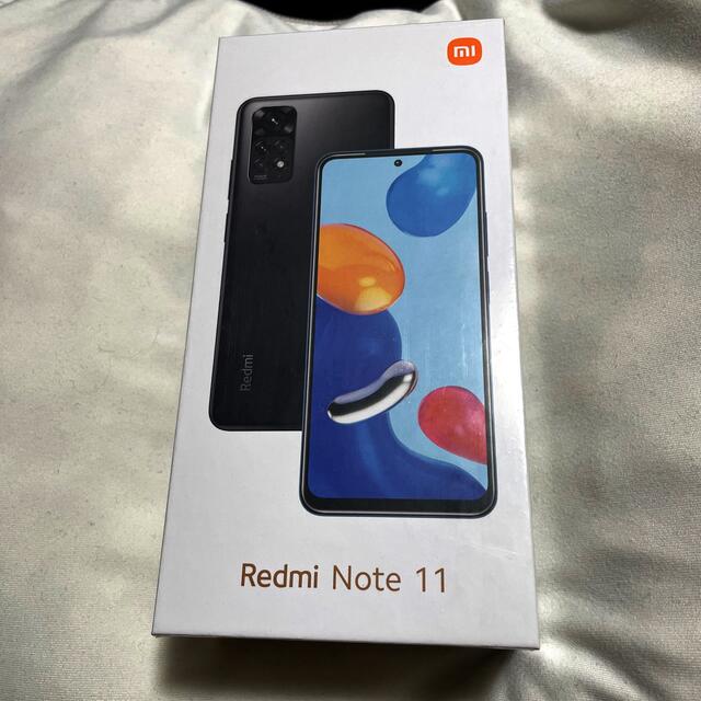 Xiaomi【新品未使用】Xiaomi Redmi Note11 Graphite Gray