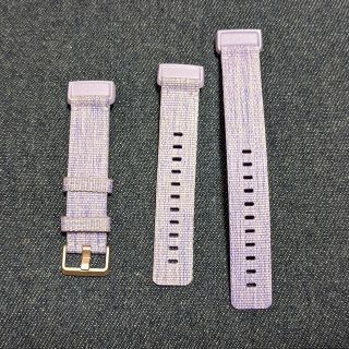 Fitbit Charge3 純正ベルト　パープル(その他)