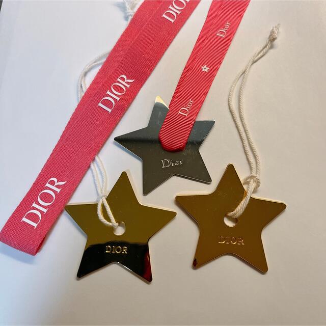 Dior(ディオール)のDior ディオール 星 チャーム ノベルティ リボン エンタメ/ホビーのコレクション(ノベルティグッズ)の商品写真
