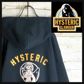ヒステリックグラマー パーカー(メンズ)の通販 900点以上 | HYSTERIC 商品をSale価格 ガールワッペン刺繍ロゴパーカー❗ GLAMOUR ☆美品レア‼️HYSTERIC パーカー