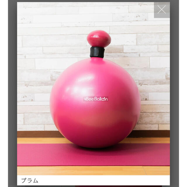 Bee Balloon バランスボール スポーツ/アウトドアのトレーニング/エクササイズ(トレーニング用品)の商品写真