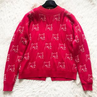 メゾンキツネ MaisonKitsune ウール カシミヤ ニット パーカーS