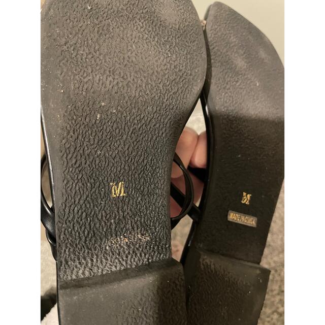 Simplicite(シンプリシテェ)のスクエアホソストラップサンダル レディースの靴/シューズ(サンダル)の商品写真