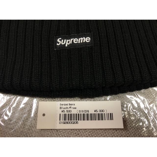 Supreme(シュプリーム)のSupreme Overdyed Beanie "Black"/シュプリーム メンズの帽子(ニット帽/ビーニー)の商品写真