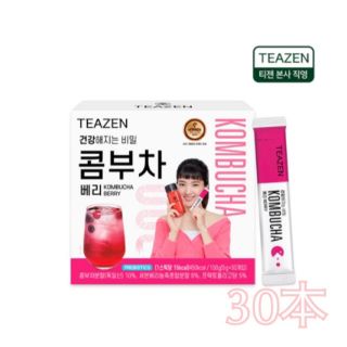 【大人気】TEAZEN ティーゼン コンブチャ 30本 BERRY味(ダイエット食品)