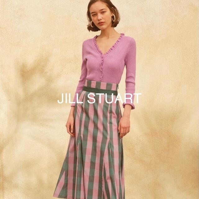 JILLSTUART(ジルスチュアート)の2022AWJILLSTUARTジュリーチェックスカート レディースのスカート(ロングスカート)の商品写真