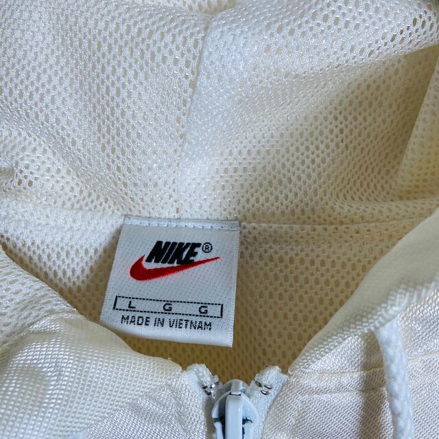 90s NIKE アノラック シルバータグ ナイキ ホワイト XL ハーフジップ