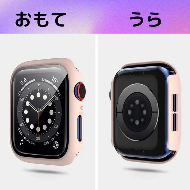 Apple Watch(アップルウォッチ)のAppleWatch カバー 44mm アップルウォッチ ケース ブラック スマホ/家電/カメラのスマホアクセサリー(モバイルケース/カバー)の商品写真