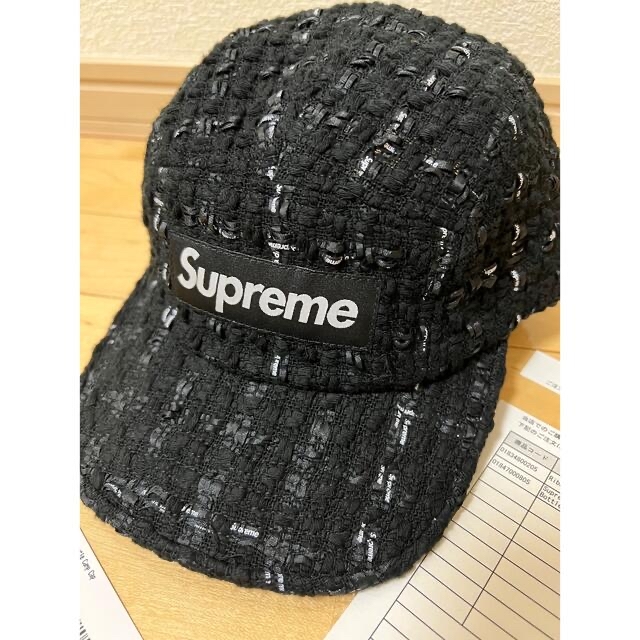人気超絶 Boucle Supreme - Ribbon Cap Supreme Camp 美品 キャップ ...
