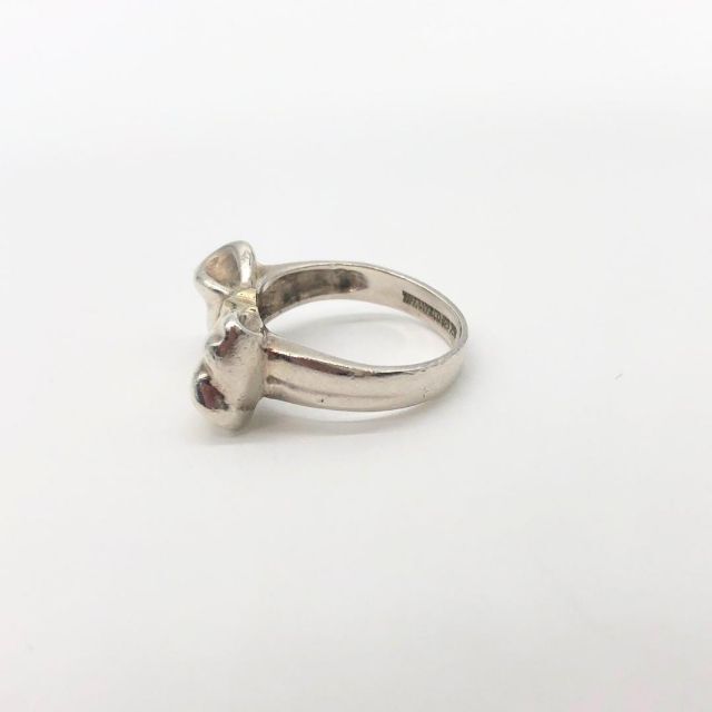 【美品】ティファニー リング リボン 925×750 ゴールド×シルバー