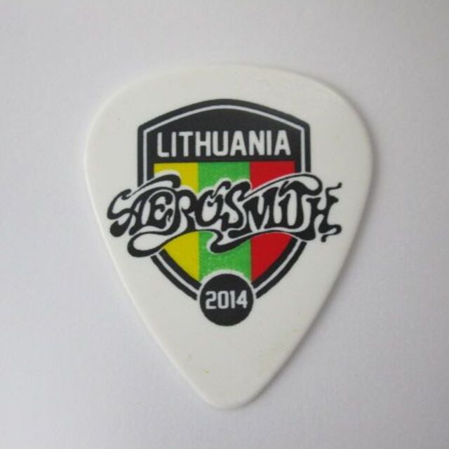 Aerosmith ジョー・ペリー 2014年 Lithuania ギターピック
