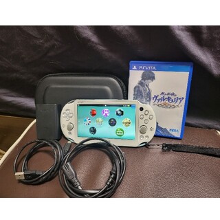 プレイステーションヴィータ(PlayStation Vita)のps vita プレイステーションビータ white pch-2000(携帯用ゲーム機本体)