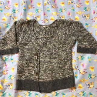 ツムグ(tumugu)のtumugu：ツムグ　wool混カーディガン　七分袖(カーディガン)