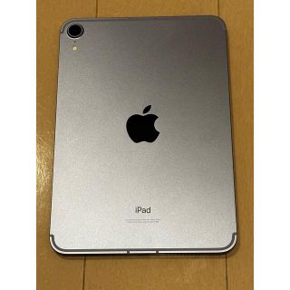 アイパッド(iPad)のiPad mini6 cellular SIMフリー パープル 64G 本体のみ(タブレット)
