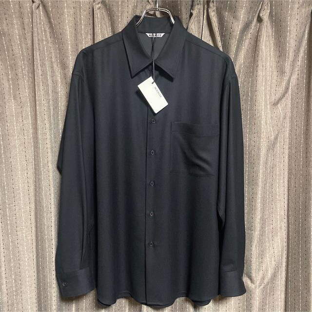 AURALEE 21aw SUPER LIGHT WOOL SHIRTSシャツ