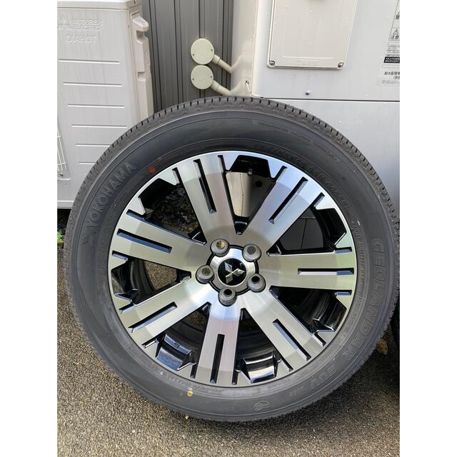 一部予約!】 デリカD5 新車外しホイールタイヤセット 純正ナット付き