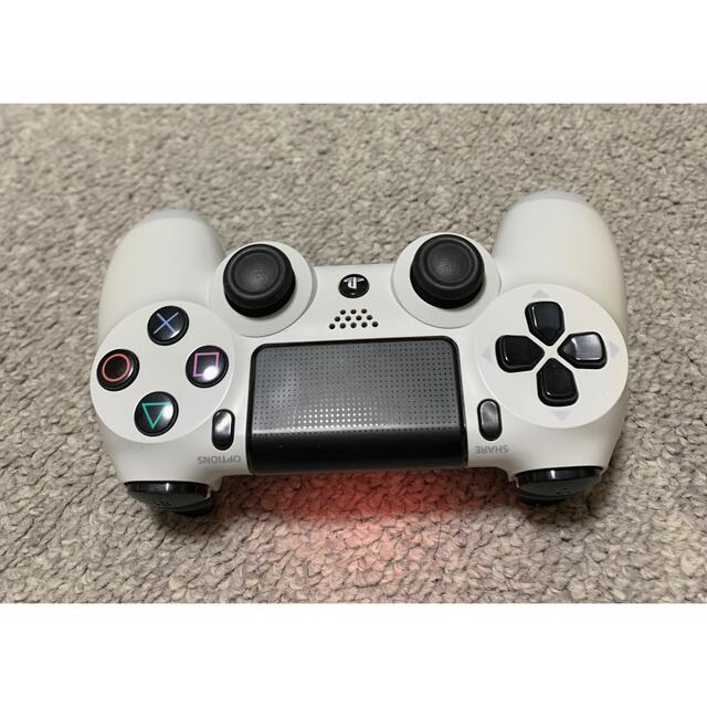 PlayStation4(プレイステーション4)の純正  PS4 コントローラー DUALSHOCK4 ホワイト 白 プレステ エンタメ/ホビーのゲームソフト/ゲーム機本体(その他)の商品写真