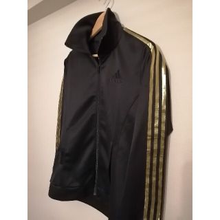 アディダス(adidas)のアディダス 【美品】adidasゴールド×ブラック ジャージ climalite(ジャージ)