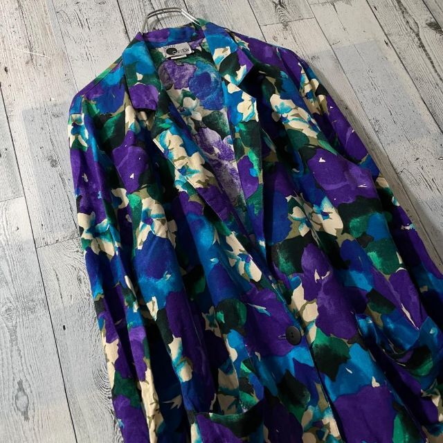 激レア 古着 シャツ レトロコーデ アート vintage デザイン - www