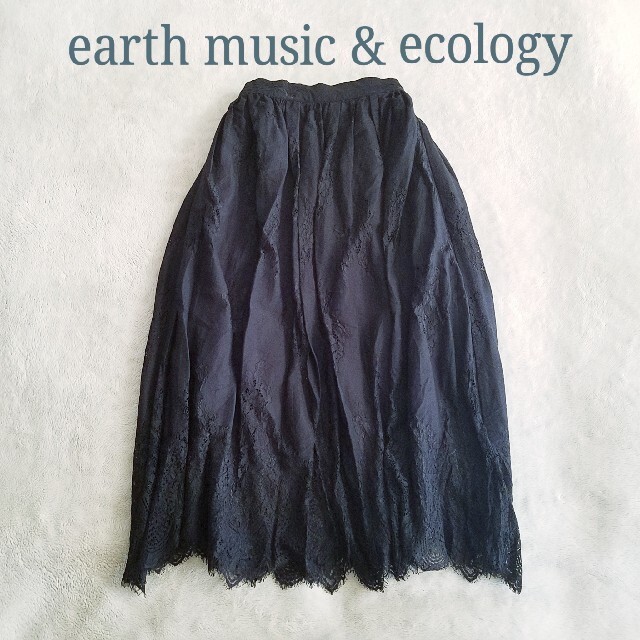 earth music & ecology(アースミュージックアンドエコロジー)の[ earth music & ecology] lace skirt レディースのスカート(ロングスカート)の商品写真