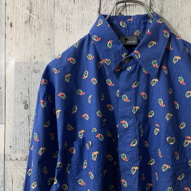シャツ 古着 レトロ vintage 90s ヴィンテージ デザイン 希少 レア