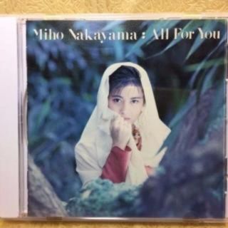 ▲中山美穂　CD　「ALL FOR YOU」(ポップス/ロック(邦楽))