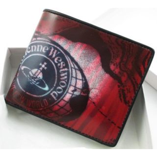 ヴィヴィアン(Vivienne Westwood) 折り財布(メンズ)(レッド/赤色系