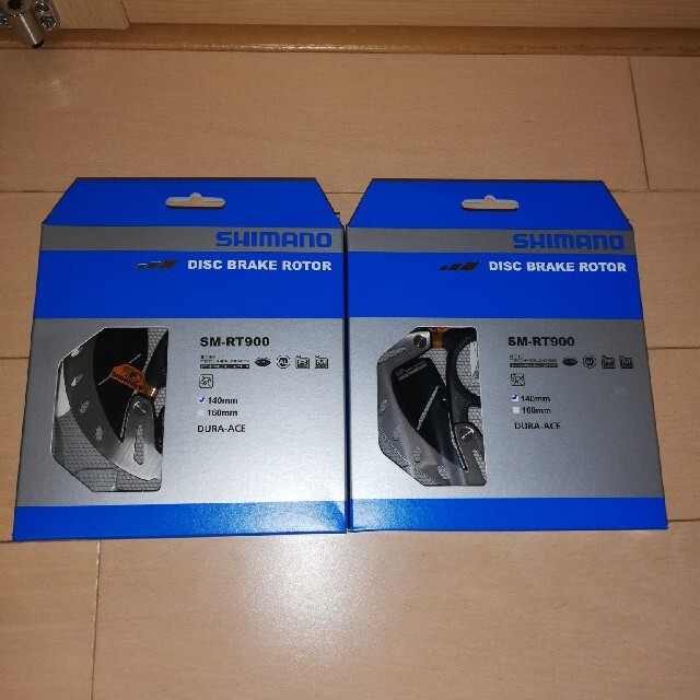 SHIMANO(シマノ)の新品 DURA-ACE デュラエース 140mm DISCローター2箱セット スポーツ/アウトドアの自転車(パーツ)の商品写真
