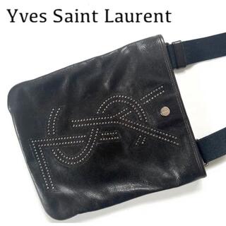 イヴサンローランボーテ(Yves Saint Laurent Beaute)の【レア】イブサンローラン　スタッズ  ロゴ　YSL ショルダーバッグ　サコッシュ(ショルダーバッグ)