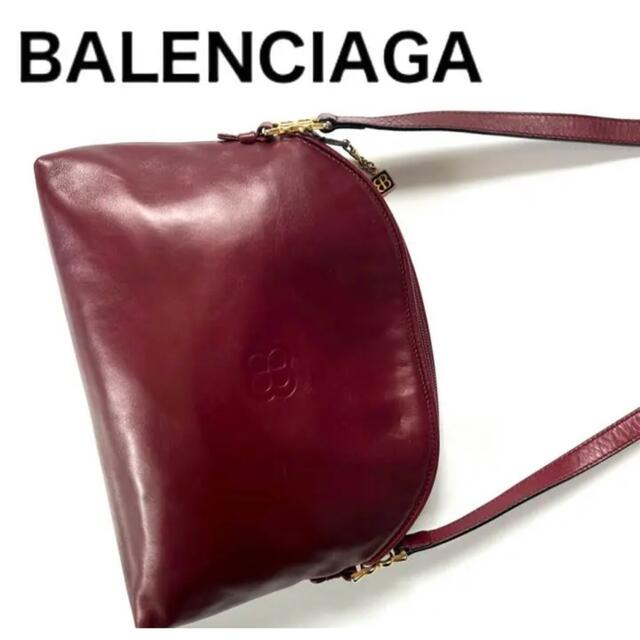 BALENCIAGA バレンシアガ　ハーフムーン　ショルダーバッグ　レザー　本革