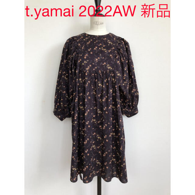 未使用タグつき　T. yamai paris リバティチュニックブラウス