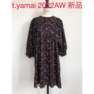 未使用タグつき T. yamai paris リバティチュニックブラウス-