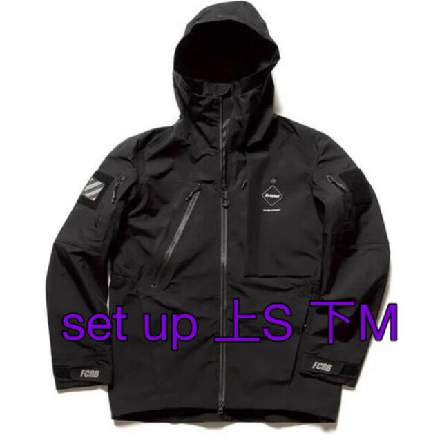 メンズFCRBセットアップwarm upset up ジャケットS  パンツM