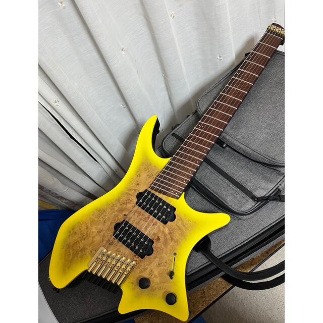 strandberg Boden J7 Custom yellow burst