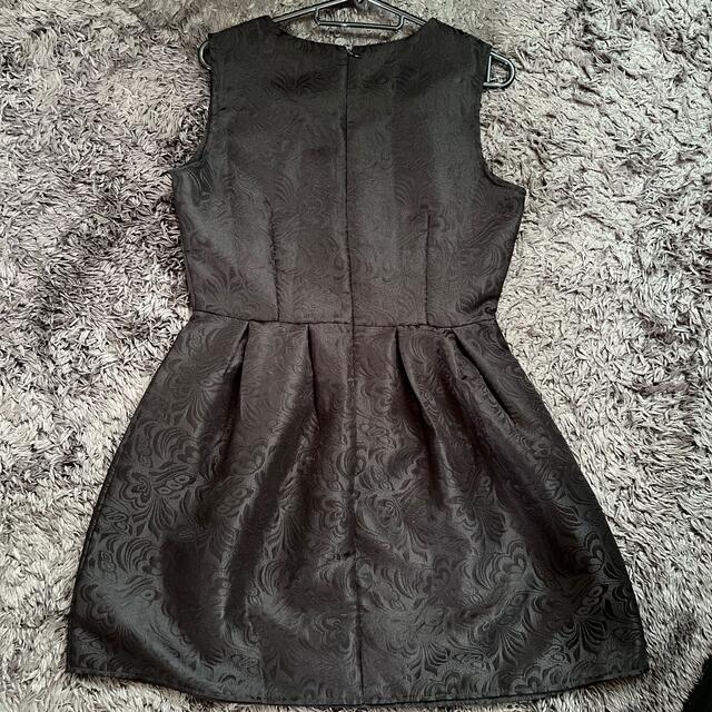 ミニワンピースドレス(黒) レディースのワンピース(ミニワンピース)の商品写真