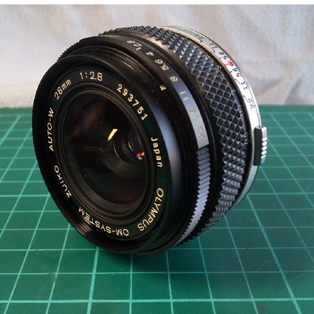 OLYMPUS(オリンパス)のオールドレンズ OLYMPAS ZUIKO AUTO-W 28mmf2.8 スマホ/家電/カメラのカメラ(レンズ(単焦点))の商品写真
