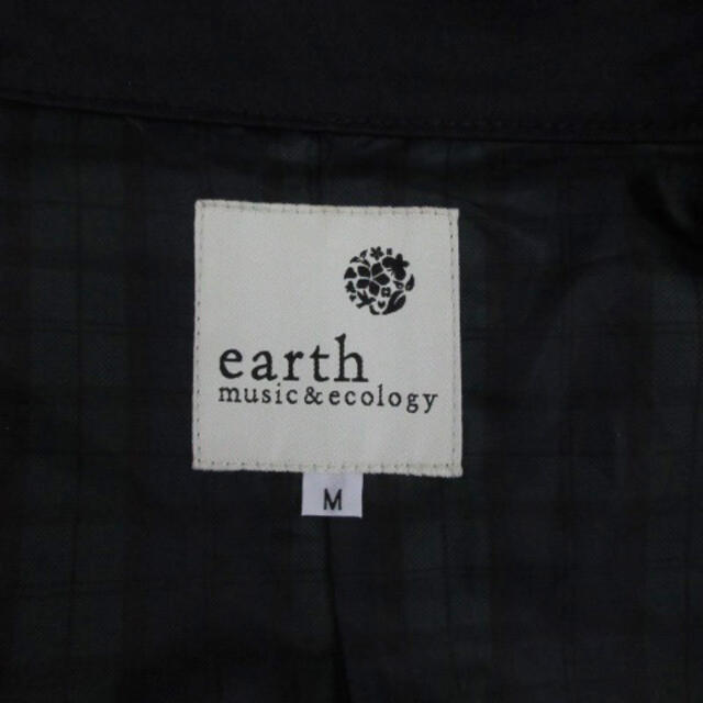 earth music & ecology(アースミュージックアンドエコロジー)のアースミュージック&エコロジー トレンチコート ロング丈 ベルト M ネイビー レディースのジャケット/アウター(トレンチコート)の商品写真