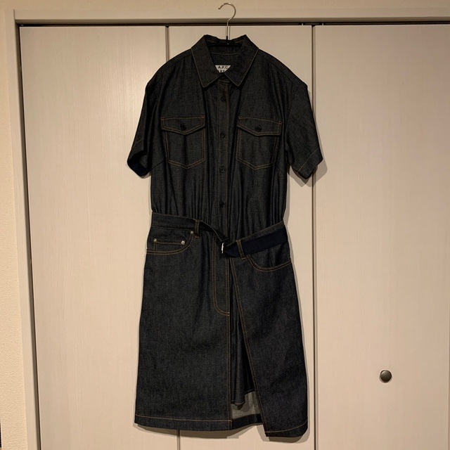 週末お値下げA.P.C.×sacai コラボ デニムワンピース 新品 二階堂ふみ