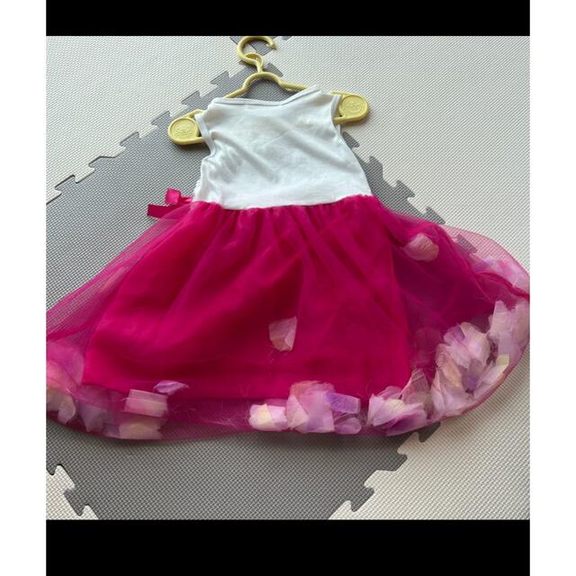 ベビー ドレス 誕生日 女の子 ピンク  キッズ/ベビー/マタニティのベビー服(~85cm)(セレモニードレス/スーツ)の商品写真