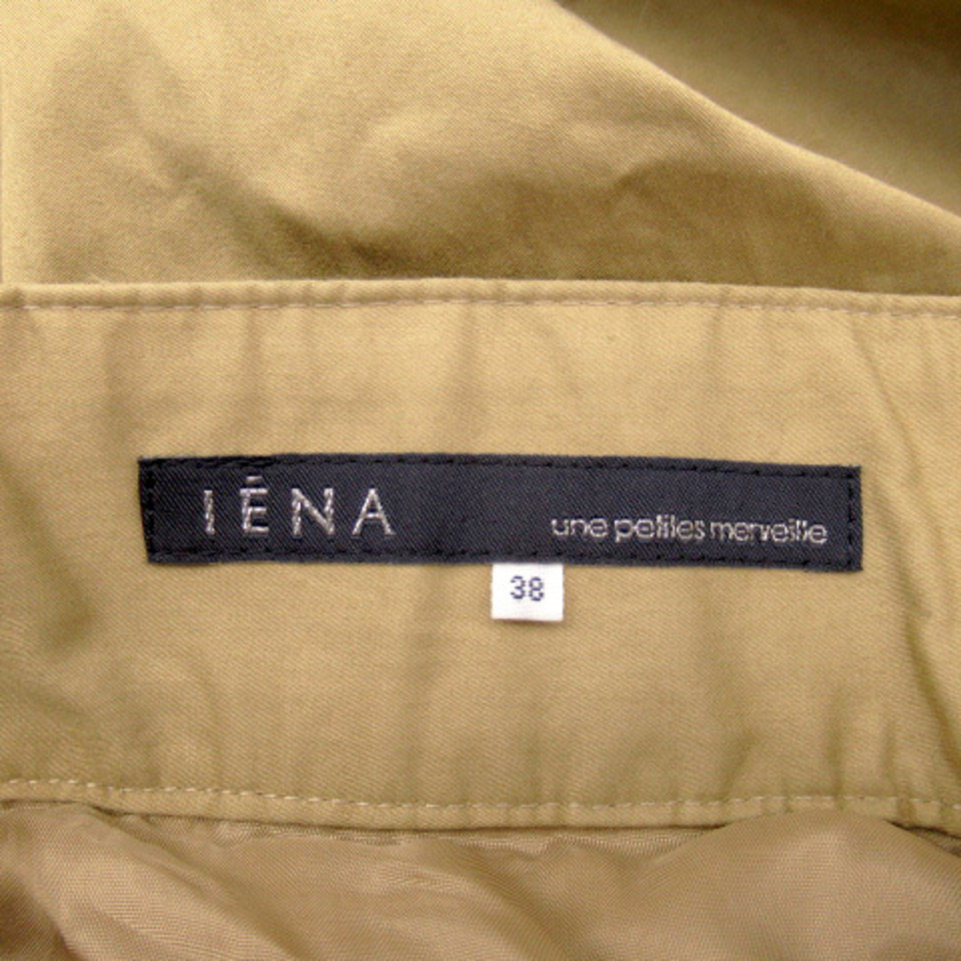 IENA(イエナ)のイエナ IENA プリーツスカート ひざ丈 38 ライトブラウン /MI1 レディースのスカート(ひざ丈スカート)の商品写真