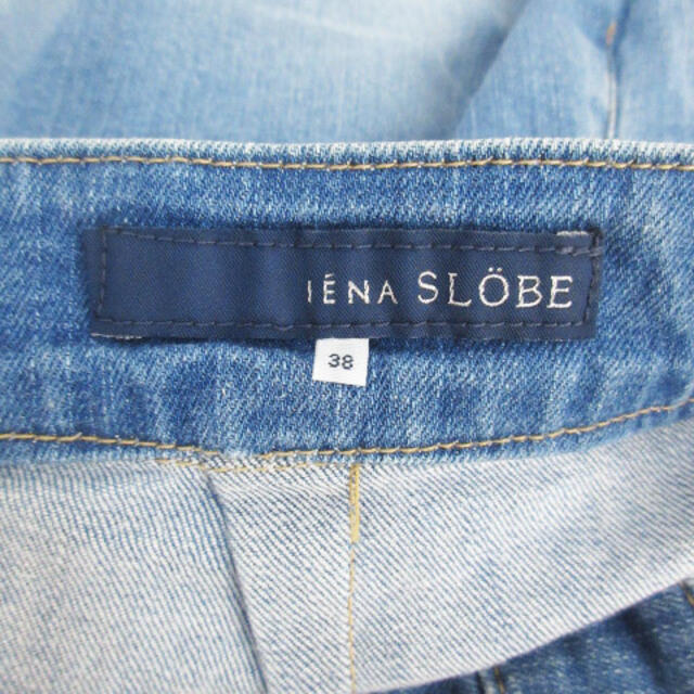 SLOBE IENA(スローブイエナ)のスローブ イエナ デニムスカート タイトスカート ひざ丈 38 青 /FF37 レディースのスカート(ひざ丈スカート)の商品写真
