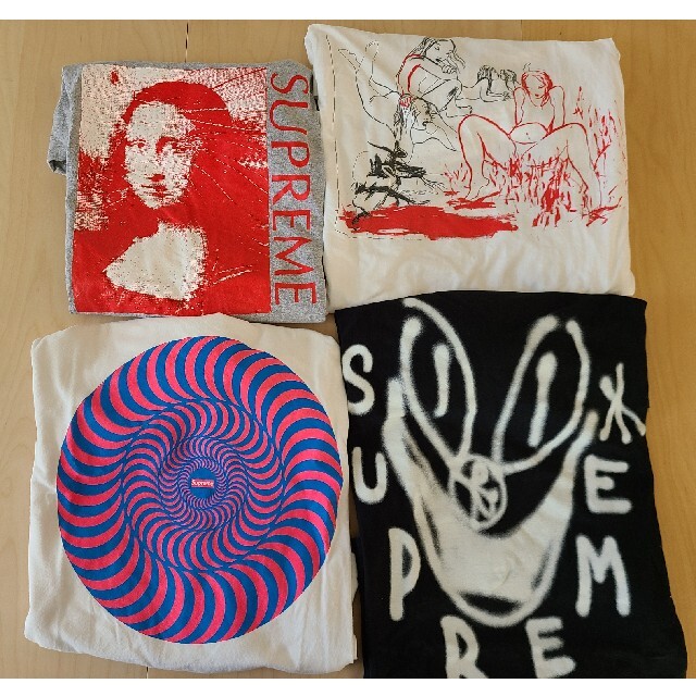 Supreme Tシャツ 4枚 シュプリーム 【レビューを書けば送料当店負担