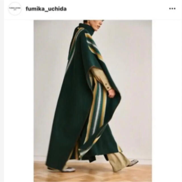 FUMIKA_UCHIDA ブランケットポンチョ コート 超人気新品 16120円