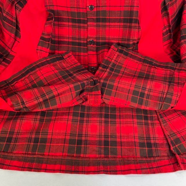 Y's(ワイズ)の【美品】ワイズ/Y's スカート　チェック　マキシ丈　フランネル　ヨウジヤマモト レディースのスカート(ロングスカート)の商品写真