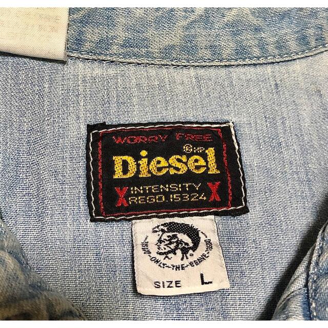 DIESEL(ディーゼル)のイタリア製　90年代　ヴィンテージ　ディーゼル　デニム　シャツ メンズのトップス(シャツ)の商品写真